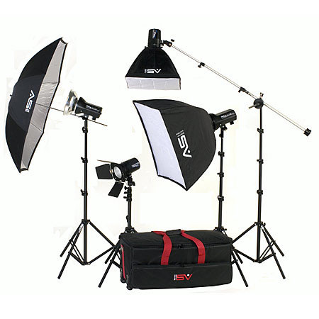 Smith-Victor FL280X, 4 Monolight Soft Flash Kit