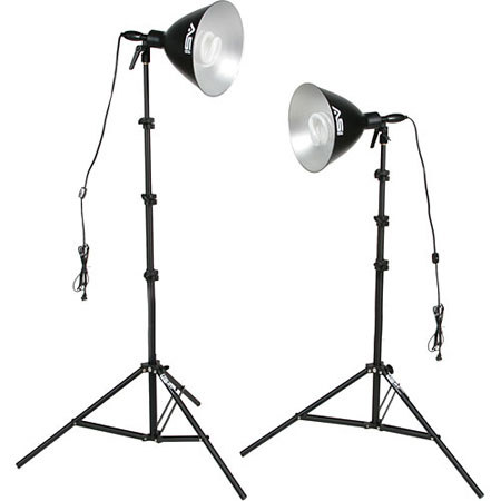 Smith-Victor FL500 2 Light Fluorescent Kit 110W 120V AC