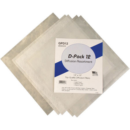 Smith-Victor D-Pack, Diffusion Filter Pack with 6x 12x12" Filters
