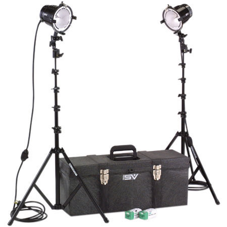 Smith-Victor Smith Victor K40 2 765UM Quartz Light, 1200-Watt Lighting Kit with Toolbox Carrying Case.