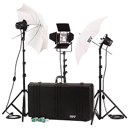 Smith-Victor K77 3-Light 2200W Professional Interview Lighting Kit