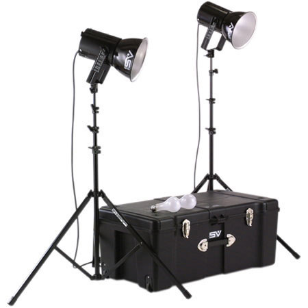 Smith-Victor K82 2-Light 500 Watt Ultra Cool Portable Kit