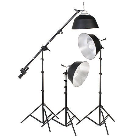 Smith-Victor KFL-33, 3 Light Fluorescent Kit 234W, 120V