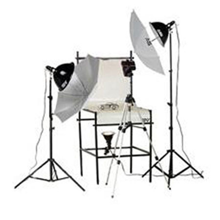 Smith-Victor TST-P2 1250W Photoflood Shooting Table Kit