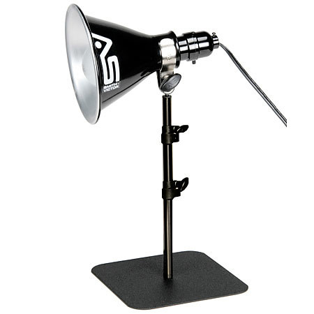 Smith-Victor Tabletop / Background Light Stand, 18" Telescoping Tube with Base Plate (light fixture not included)
