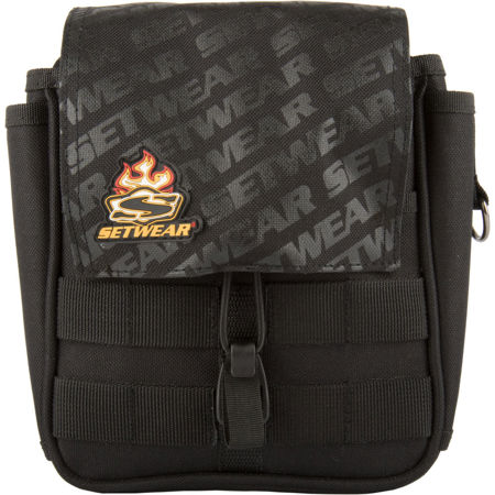SetWear SW05509 Small AC Pouch (7in hx 7in w) - Black