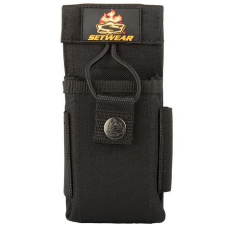 SetWear SW05529 Radio Pouch (6in x 3in) - Black