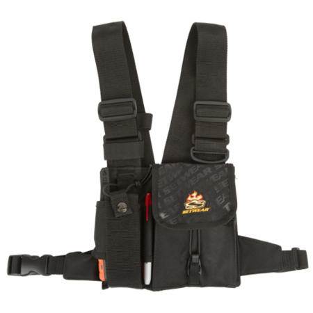 SetWear 8x8.5" Radio Chest Pack, Black