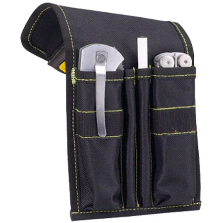 SetWear 2 Pocket Light Pouch 5.5x4.5 Black, LED
