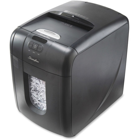 Swingline Stack-and-Shred 130X Auto Feed Super Cross-Cut Shredder, 130 Sheets