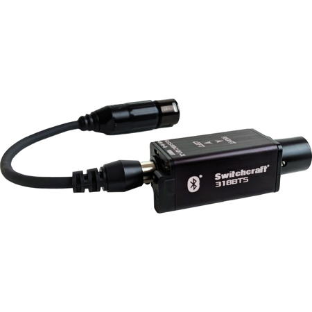 Switchcraft Audiostix 318BTS Phantom-Powered Bluetooth Stereo Audio Receiver