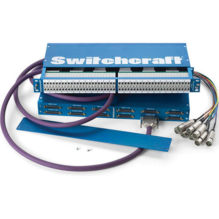 Switchcraft Studiopatch 96 Patch points to DB25 with Programmable Grounds
