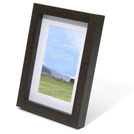 Swing Adison Frame with Mat, Holds 1 5 x 7" Photo or 4 x 6", Espresso