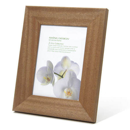 Swing Aden Frame, Holds 1 5 x 7" Photo, Mahogany
