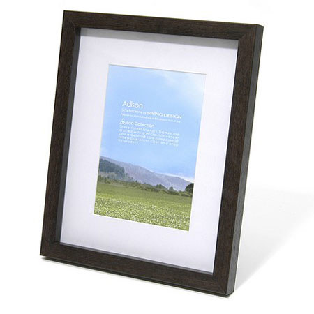 Swing Adison Frame with Mat, Holds 1 8 x 10" Photo or 5 x 7", Espresso