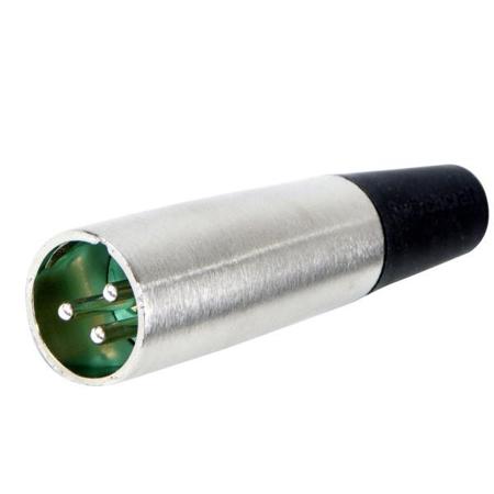 Switchcraft AA Series 3-Pin XLR Male Cable Mount with Silver Pins, Nickel