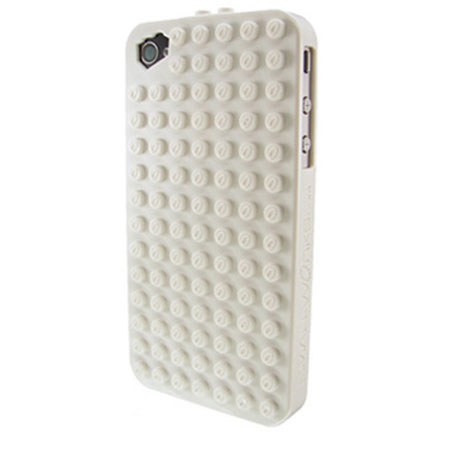 SmallWorks Brickcase for iPhone 4/4s, White