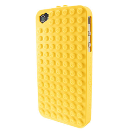 SmallWorks Brickcase for iPhone 4/4s, Yellow