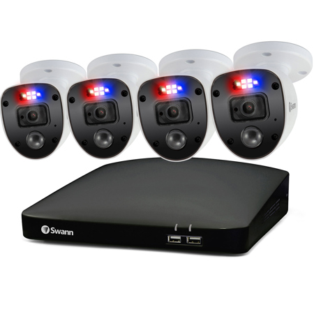 Swann DVR-4680 8CH FHD 1TB Security System w/4x PRO-1080SL Enforcer Cameras