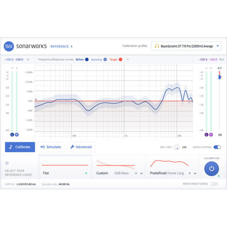 Sonarworks Reference 4 Headphone Edition Headphone Calibration Plug-In, Download