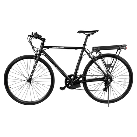 Swagtron EB-12 Electric City eBike, 16mph Speed, Black