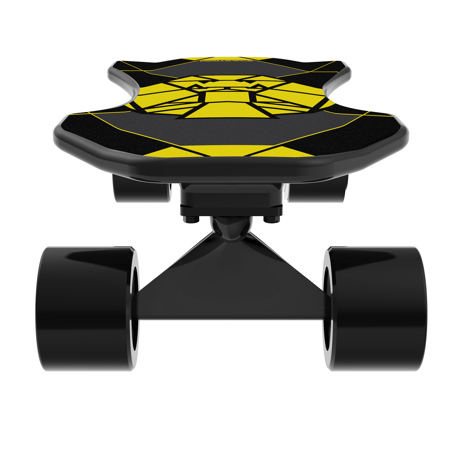 Swagtron SWAGSKATE NG3 Kick-Start Kids Electric Skateboard, 9.3mph Speed, Black