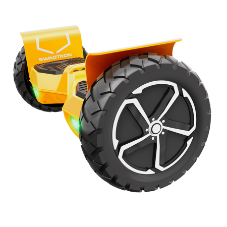 Swagtron Swagboard T6 Outlaw Off-Road Bluetooth Hoverboard, 12mph Speed, Orange