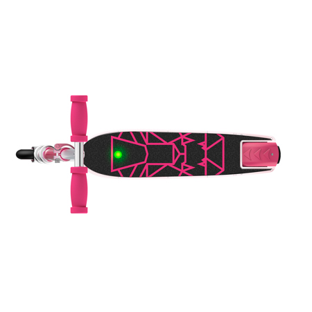 Swagtron Swagger SK1 Children's Kick-Start Electric Scooter, 6.2mph Speed, Pink