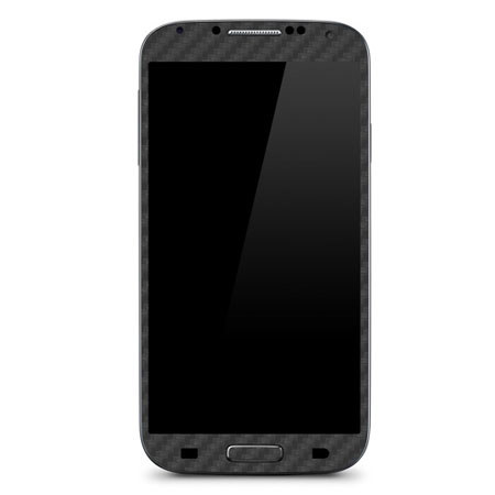 SlickWraps Carbon Fiber Skins for Samsung Galaxy S4, Gun Metal