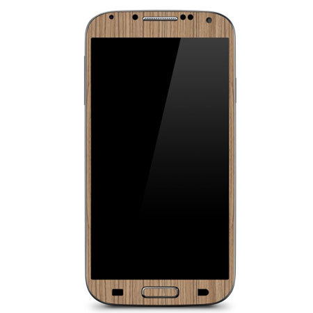 SlickWraps Wood Skin Case for Samsung Galaxy S4, Zebra