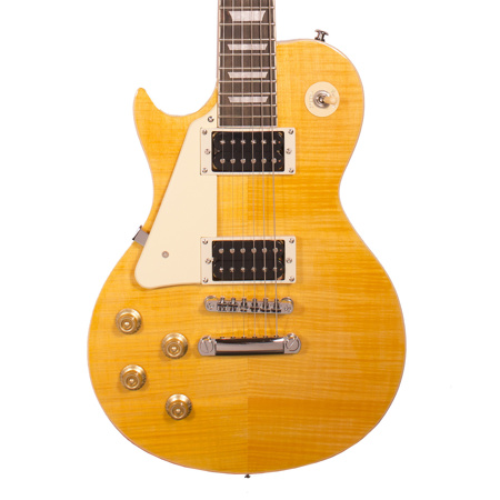 Sawtooth Heritage Series Left-Handed Electric Guitar, Rosewood, Tuscan Flame