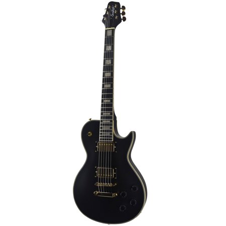 Sawtooth Heritage 70C Electric Guitar, Ebony Fretboard, Satin Black