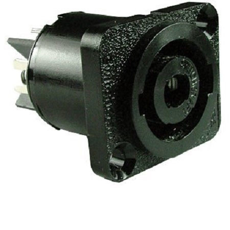 Switchcraft HPC Loudspeaker Rectangular Mount Connector, .1" Recessed Flange