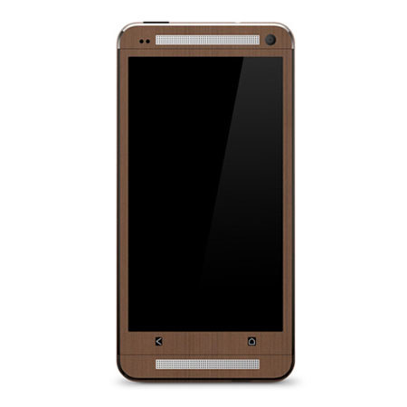 SlickWraps Metal Skin for HTC One, Brushed Copper