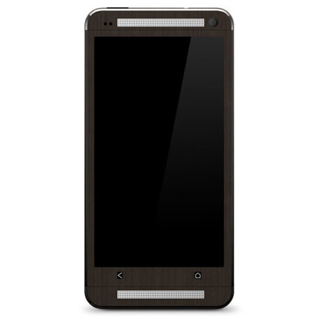 SlickWraps Metal Skin for HTC One, Brushed Onyx