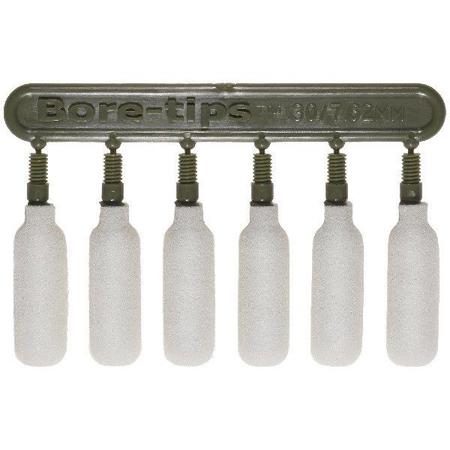 Swab-its Bore-tips, .30/7.62 Cal Reusable Foam Cleaning Tips, 8/32 Threaded Rods
