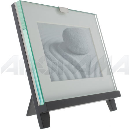 Swing Easel Wood Frame,Stand for 4x6in Photo, Black