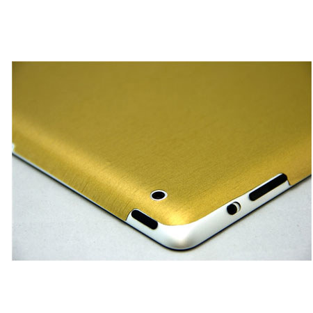 SlickWraps Metal Series Brushed Full Body Wrap for iPad 2, Gold