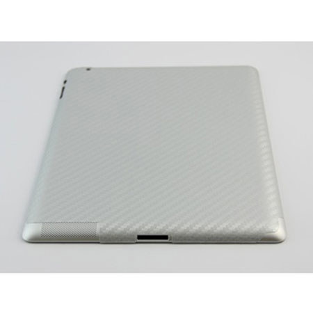 Slickwraps Silver Carbon Fiber Full Body Wrap for Apple iPad 2