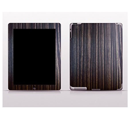 Slickwraps Gold Flake Ebony Wood Full Body Wrap for iPad 2