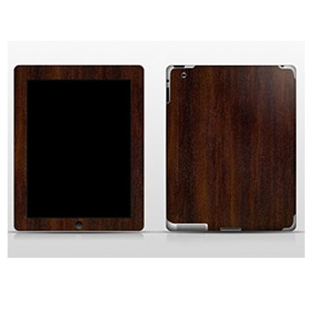 Slickwraps Mahogany Wood Full Body Wrap for iPad 2