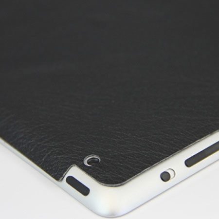 SlickWraps Black Pigskin Leather Wrap for iPad2