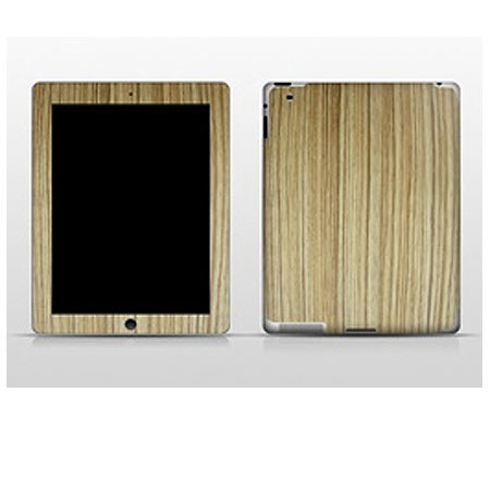 Slickwraps Zebra Wood Full Body Wrap for iPad 2