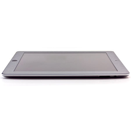 SlickWraps Metal Series Brushed Wrap for iPad 3 & 4, Steel