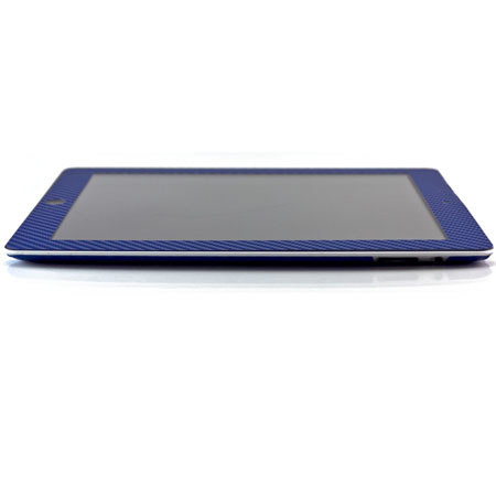 SlickWraps Carbon Fiber Wrap for iPad 3 & 4, Blue