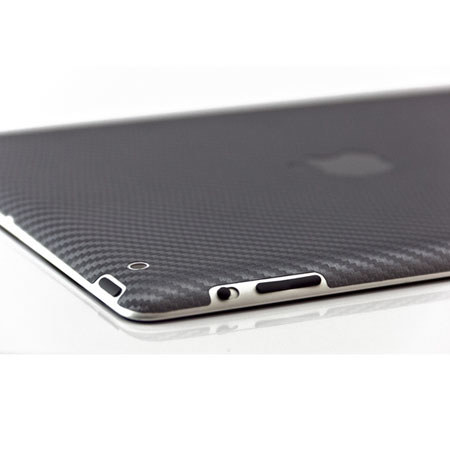 SlickWraps Carbon Fiber Wrap for iPad 3 & 4, Gun Metal