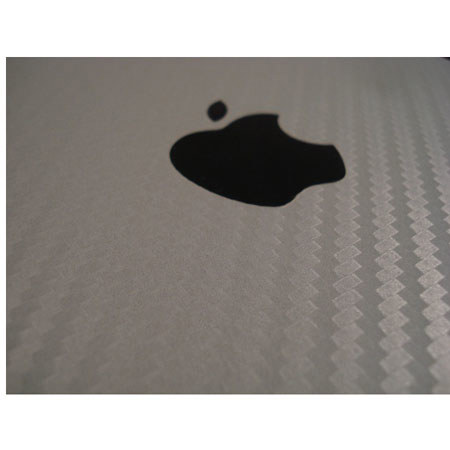 SlickWraps Carbon Fiber Wrap for iPad 3 & 4, Silver
