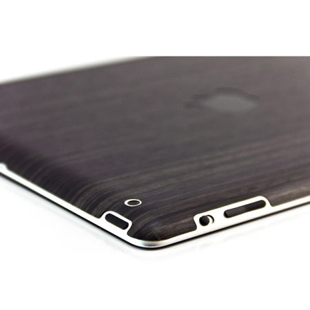 SlickWraps Wood Series Full Body Wrap for iPad 3 & 4, Gold Flaked Ebony