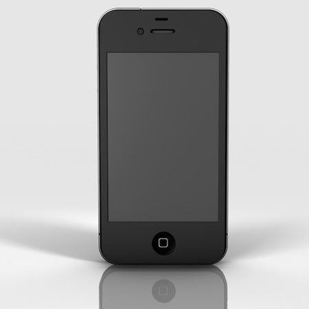 Slickwraps SW-AIP4 Color Collection Full Body Wrap for iPhone 4/4s, Black