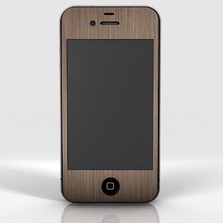 Slickwraps Metal Series Brushed Copper Full Body Wrap for iPhone 4/4S